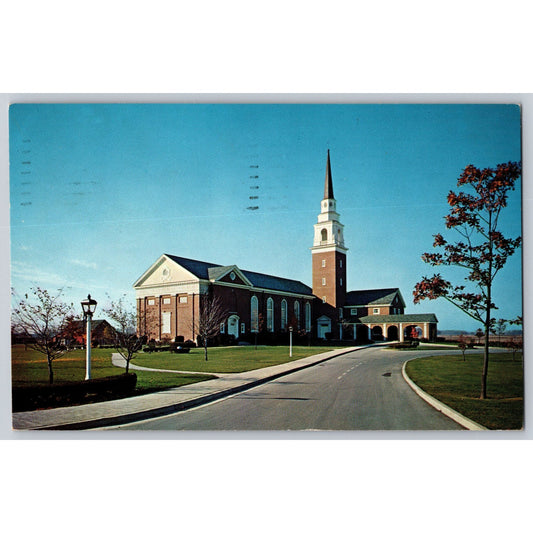 Findlay OH Ohio First Presbyterian Church 1956 Chrome Postcard Harold C Ingall