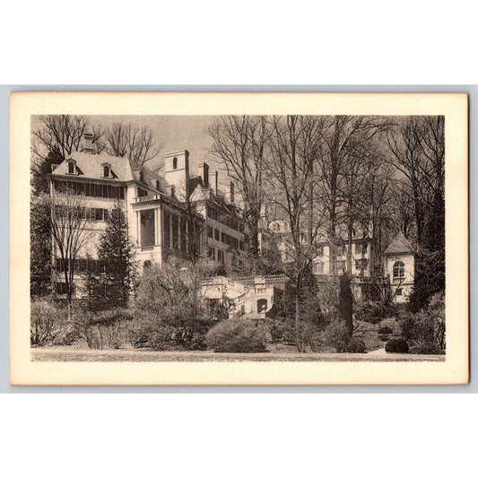 Wilmington DE Delaware Winterthur Museum South View Early Postcard Unused