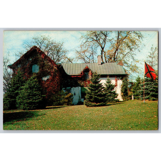 Winchester VA Virginia Stonewall Jackson Headquarters Chrome Postcard Unused