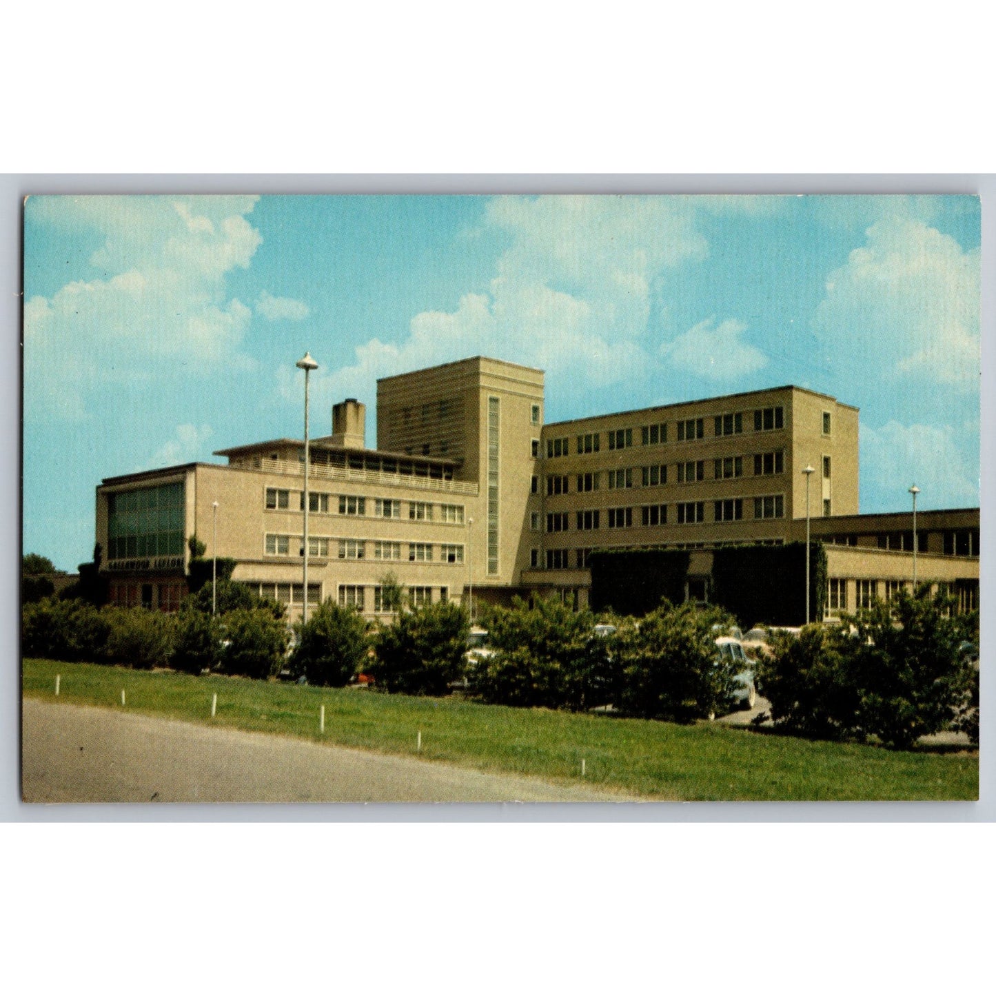 Greenwood-Leflore Hospital MS Mississippi Medical Center Chrome Postcard Unused