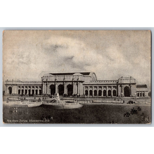 Washington DC New Union Station Early 1900s Divided Back Postcard