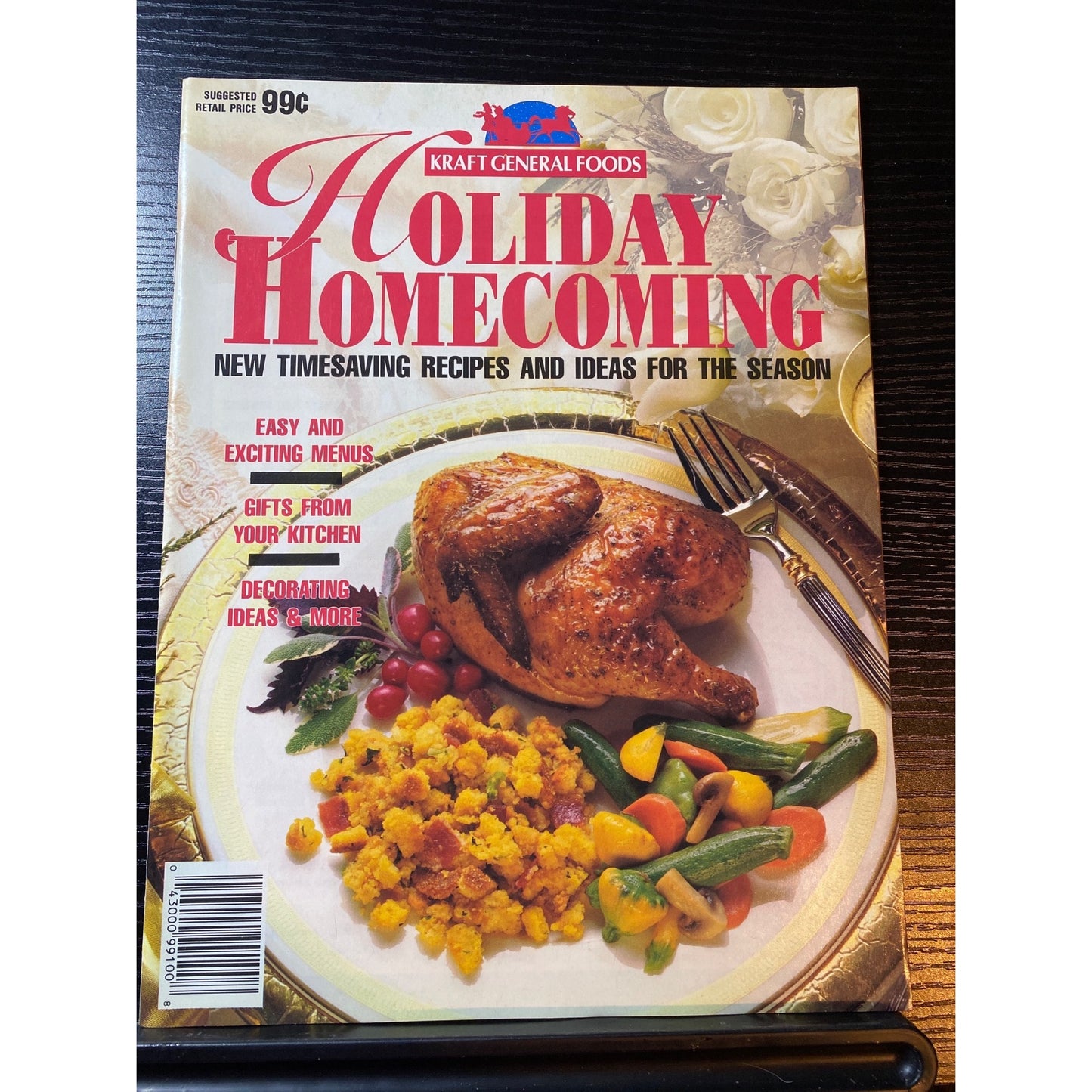 Kraft General Foods Holiday Homecoming Magazine 1991 Seasonal Recipes Decorating