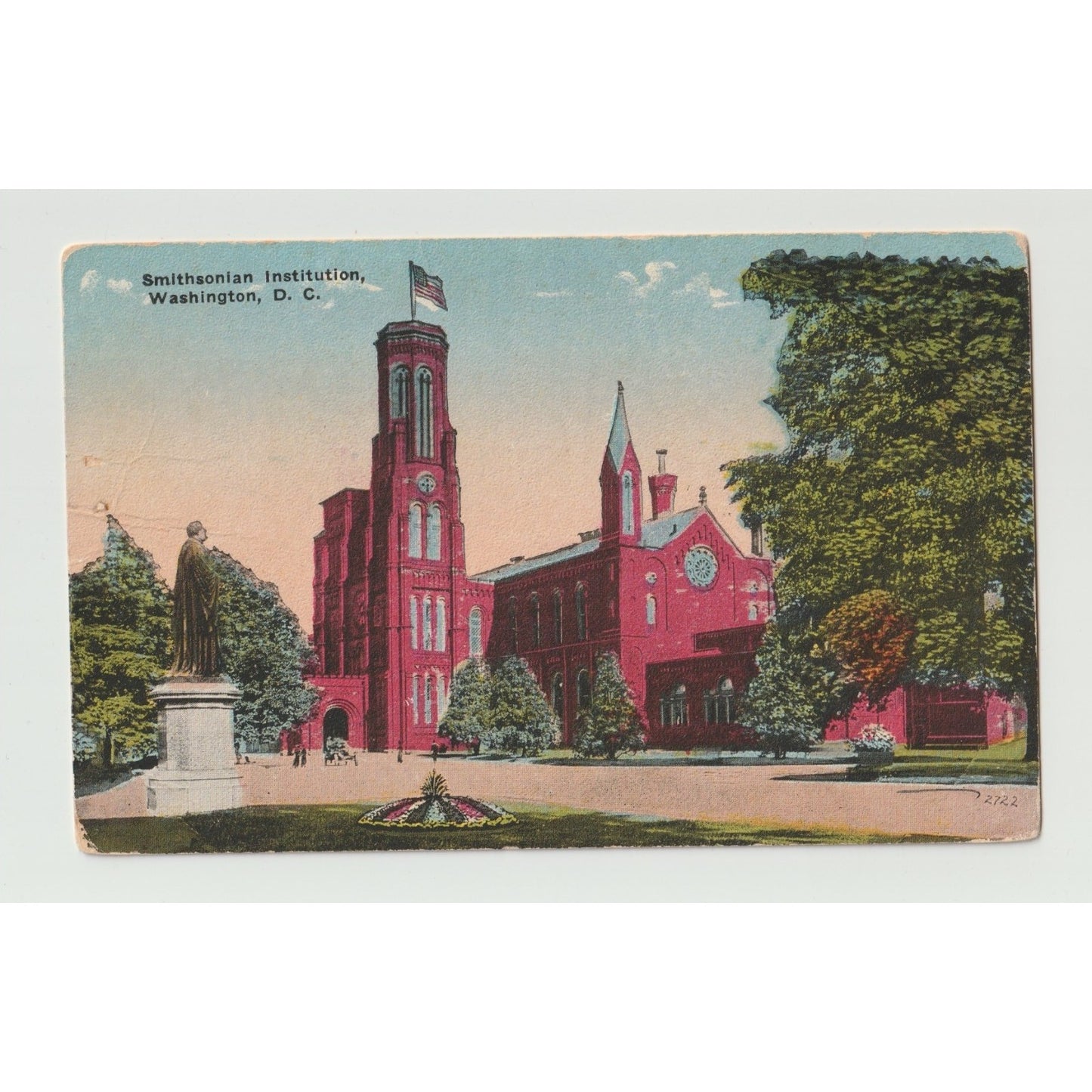 Washington DC Smithsonian Institution Early 1900s Divided Back Postcard Used