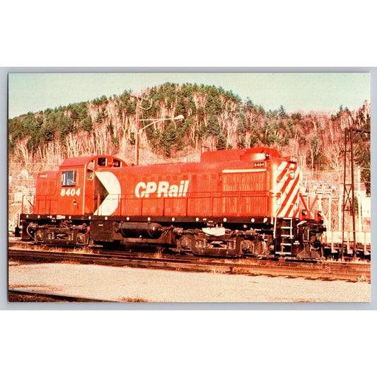 Canadian Pacific Railway Loco #8404 Postcard Alco-GE RS-2 1949 Diesel Postcard