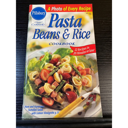 Pillsbury Classic Pasta Beans & Rice Recipes Cookbook Booklet Apr 1997