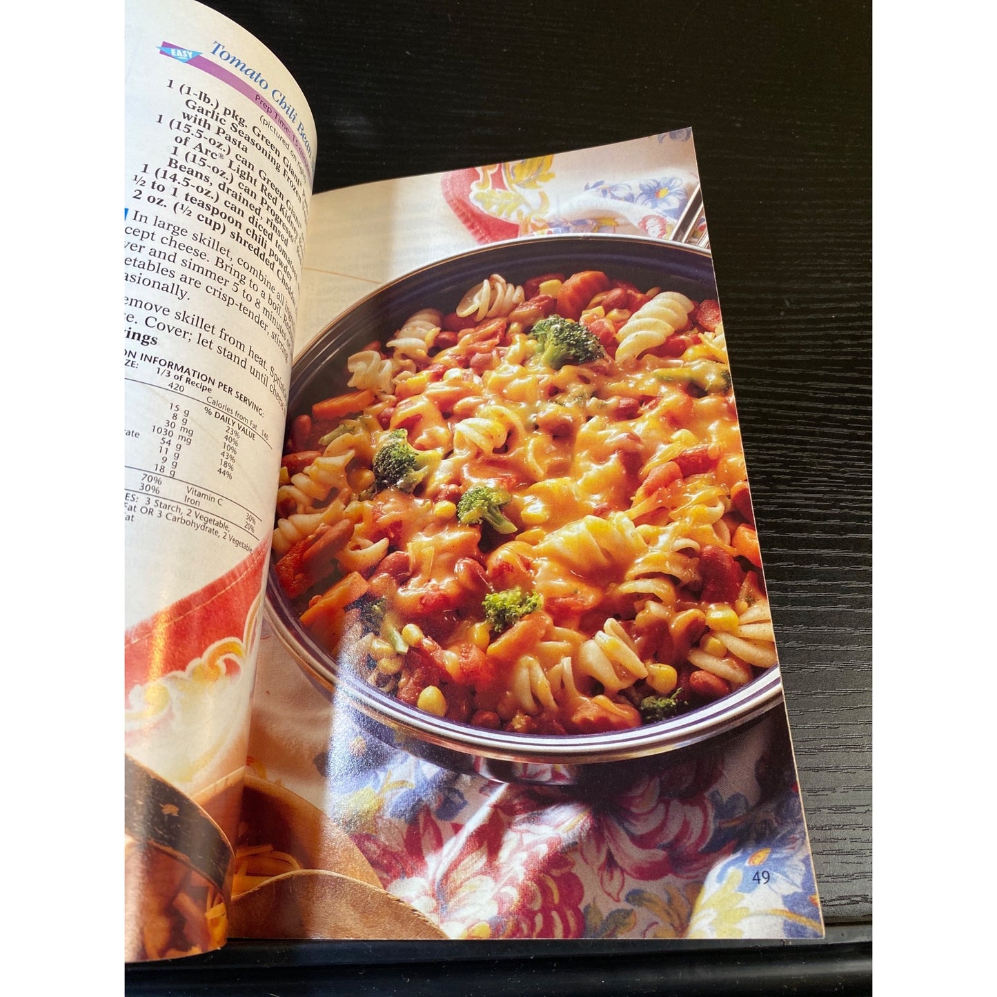 Pillsbury Classic Pasta Beans & Rice Recipes Cookbook Booklet Apr 1997