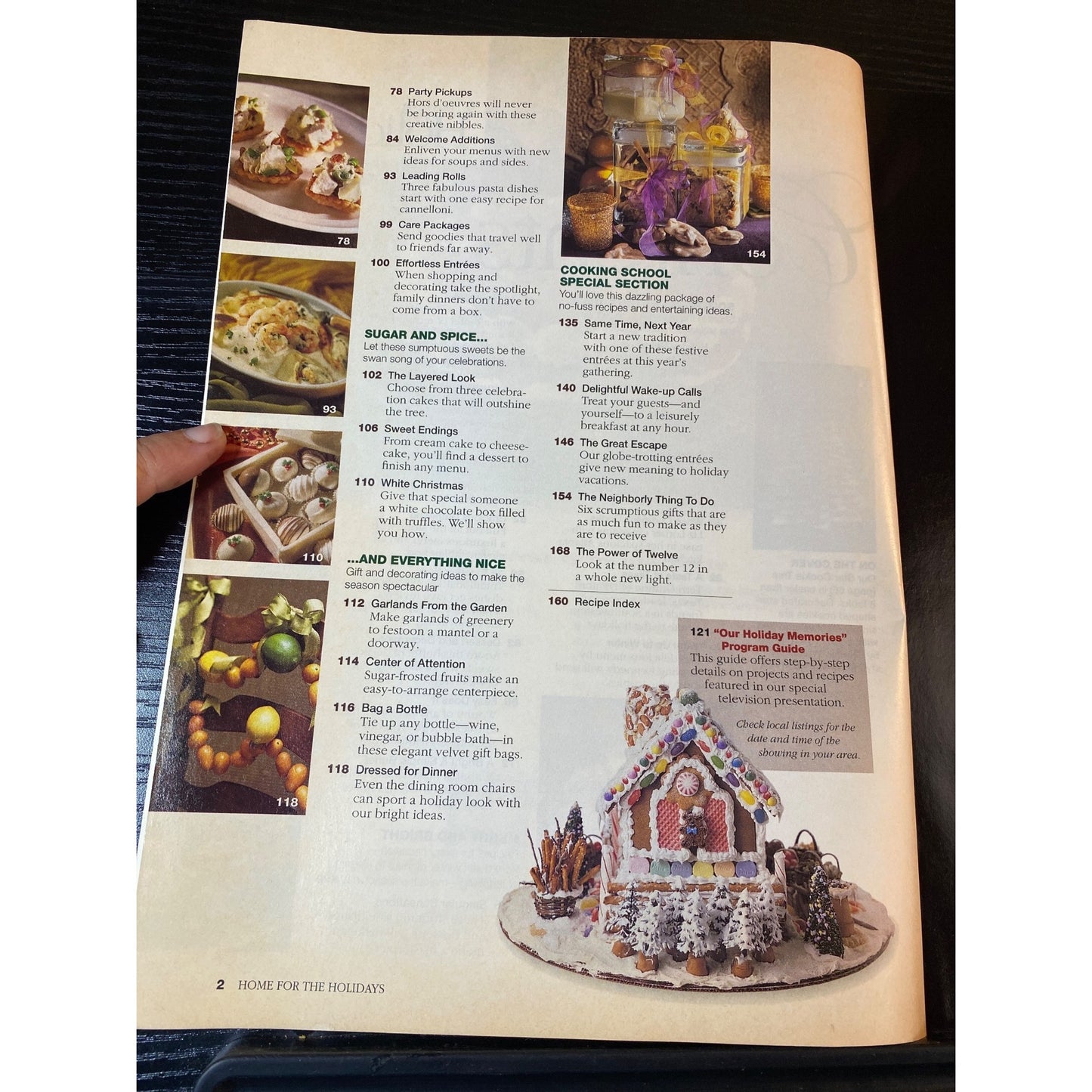 Southern Living Home For The Holidays Magazine 1997 Festive Recipes Decorating