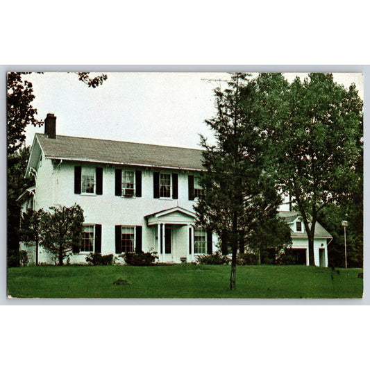 Troy OH Ohio Gahagan House 1057 East Main Street Chrome Postcard Unused