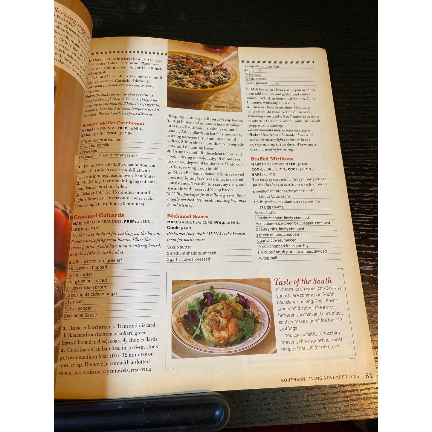 Southern Living Nov 2008 Holiday Recipes Cozy Makeover Ideas And Seasonal Dining