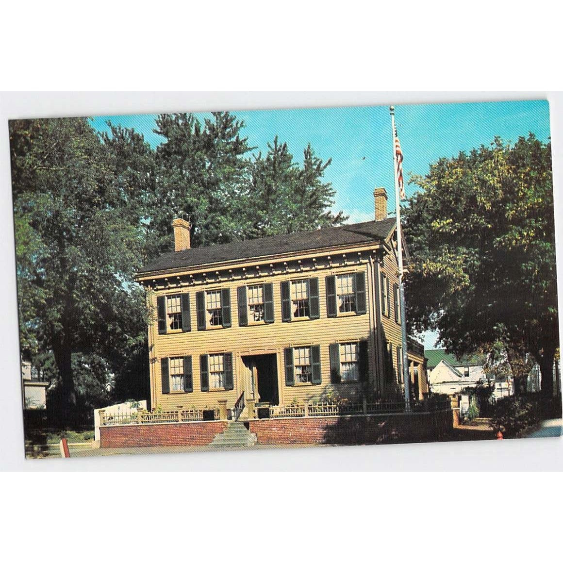 Springfield IL Illinois Abraham Lincoln Home Chrome Unused