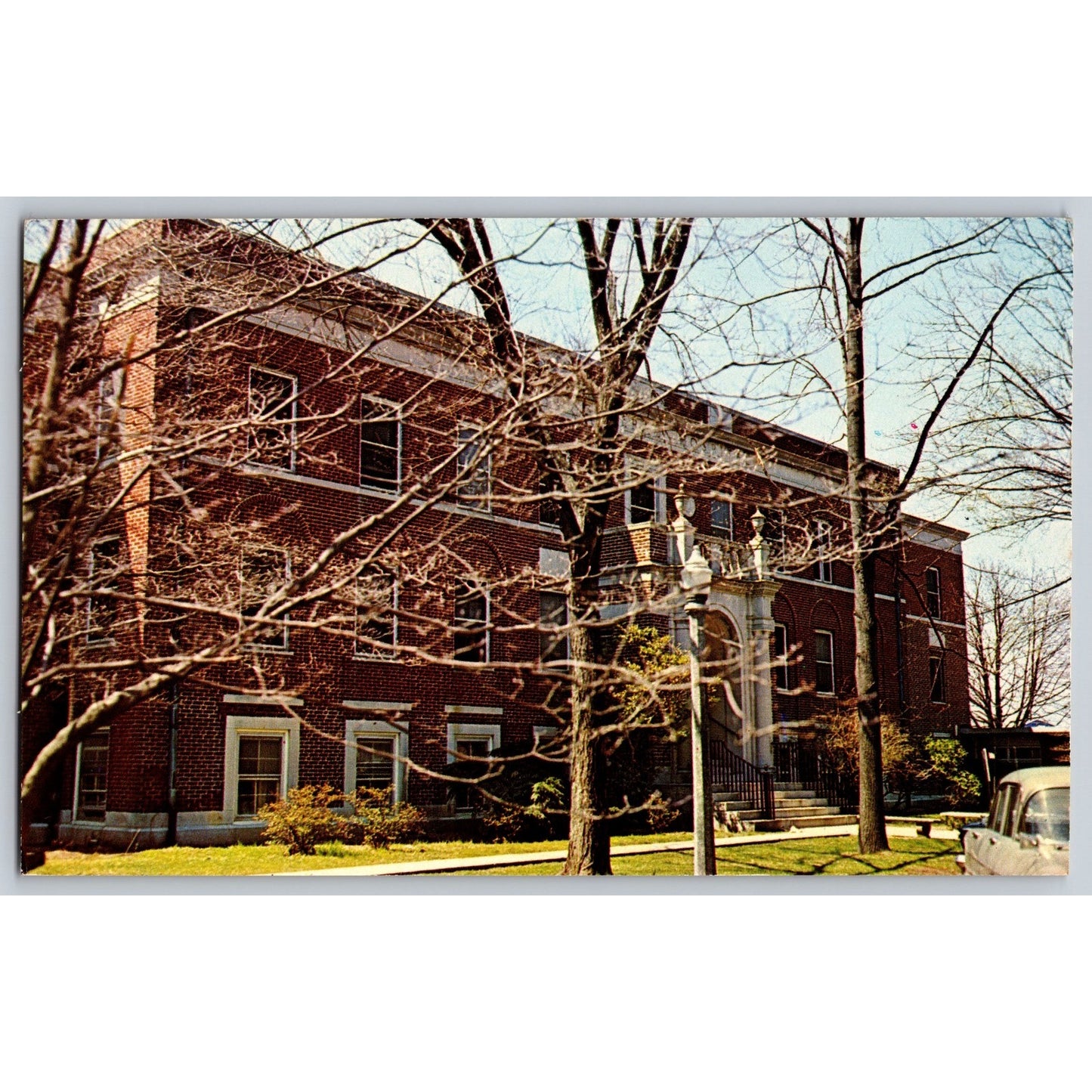 Dover DE Delaware Kent General Hospital Chrome Postcard Unused