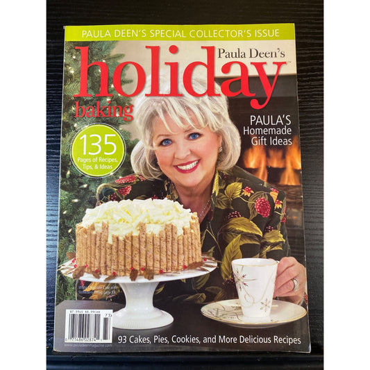Paula Deens Holiday Baking Magazine Special Issue Tips Ideas Cakes Pies Cookies