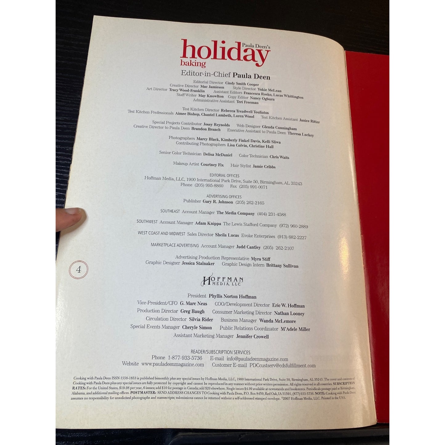 Paula Deens Holiday Baking Magazine Special Issue Tips Ideas Cakes Pies Cookies