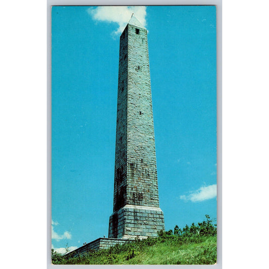 High Point State Park NJ New Jersey Monument Chrome Postcard Unused