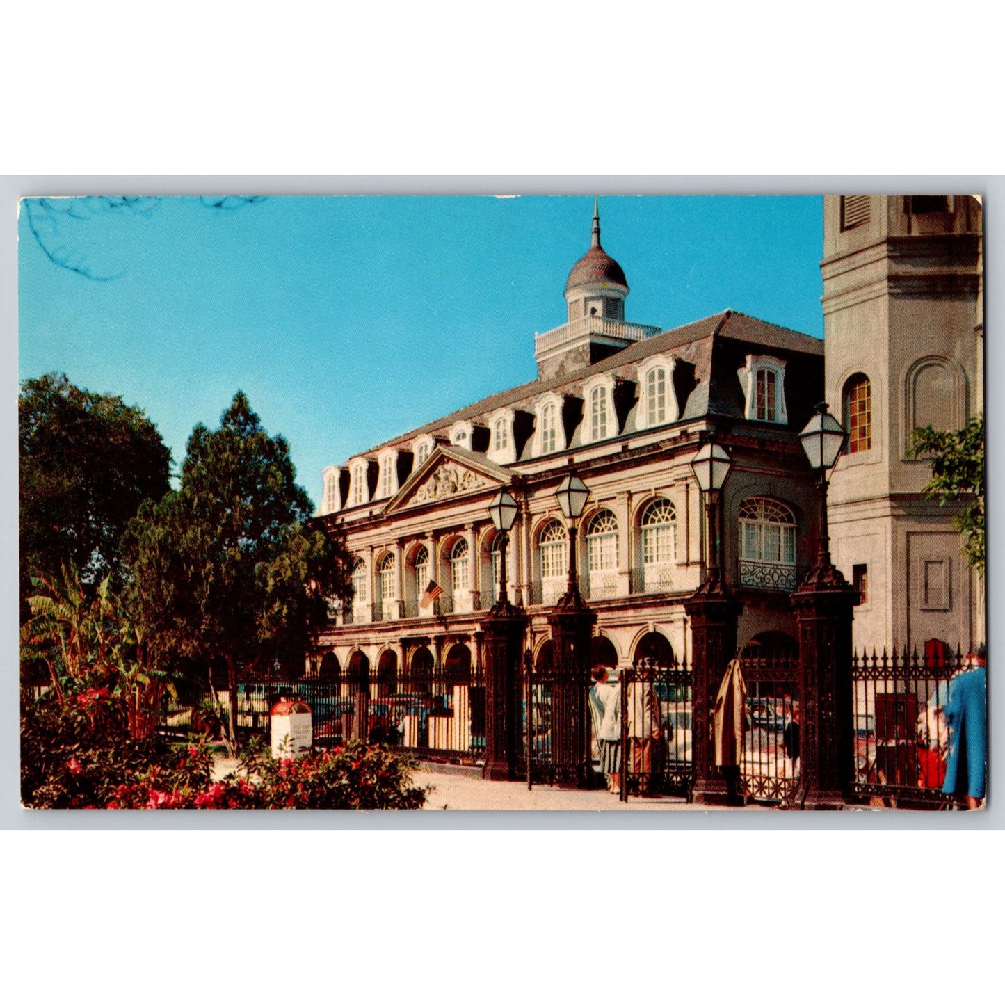 New Orleans LA Louisiana The Cabildo Chrome Postcard Unused Grant L Robertson