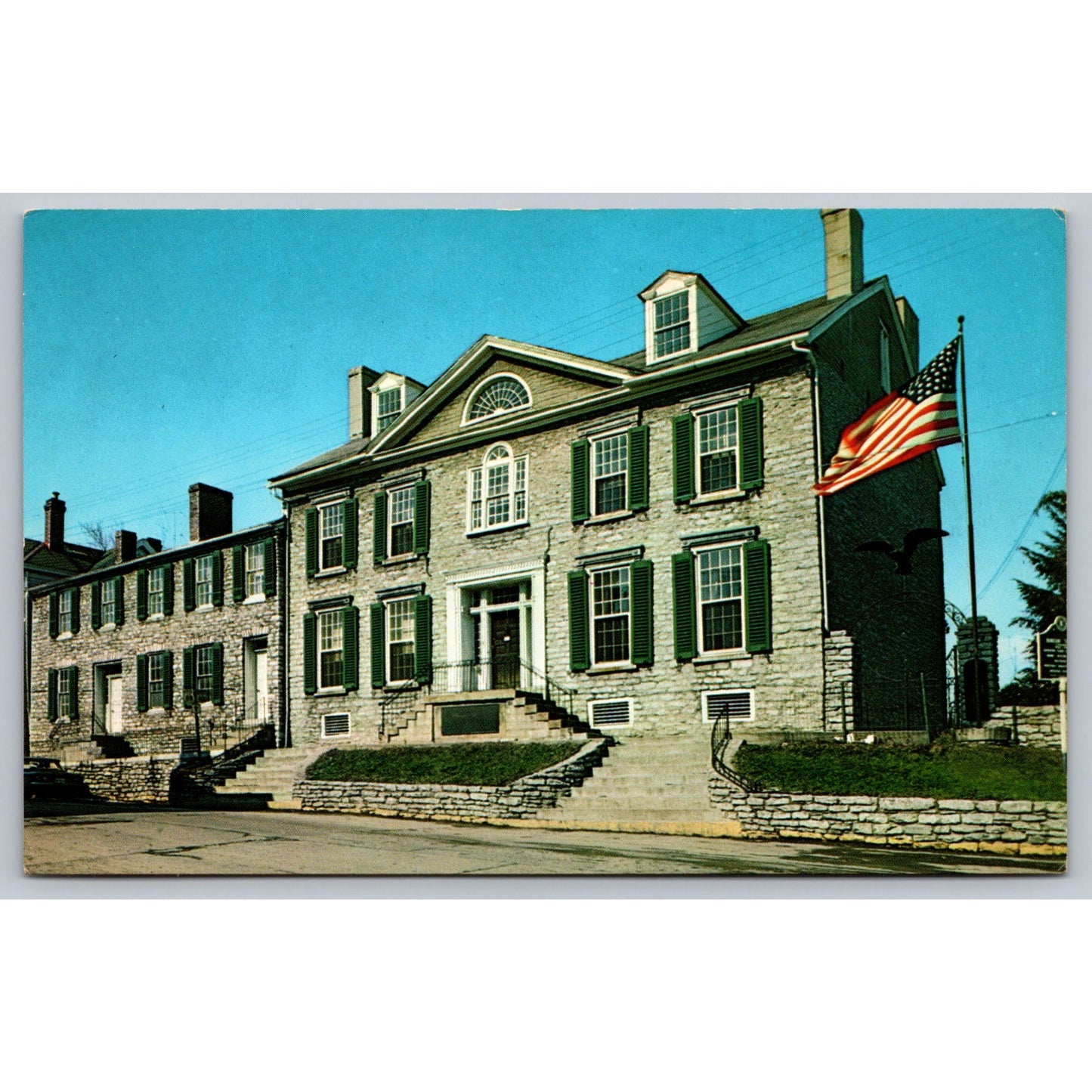 Paris KY Kentucky Duncan Tavern Historic Center Chrome Postcard Frank Shannon