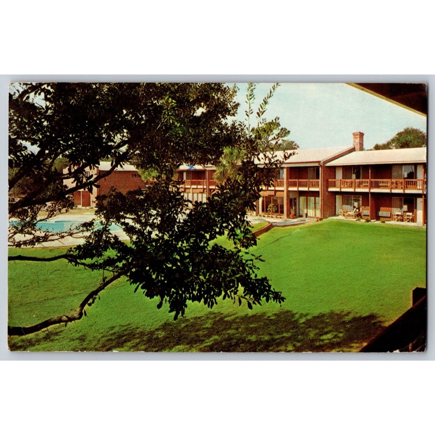 Hilton Head Island SC South Carolina The Adventure Inn 1965 Chrome Postcard Used
