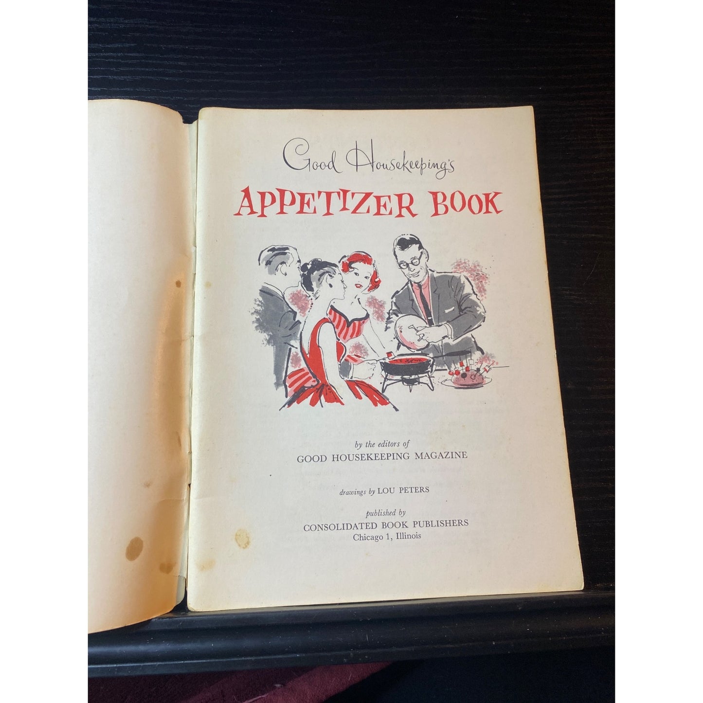 Good Housekeeping Appetizer Book 1958 Canapés Hors Doeuvres Nibbles Recipes