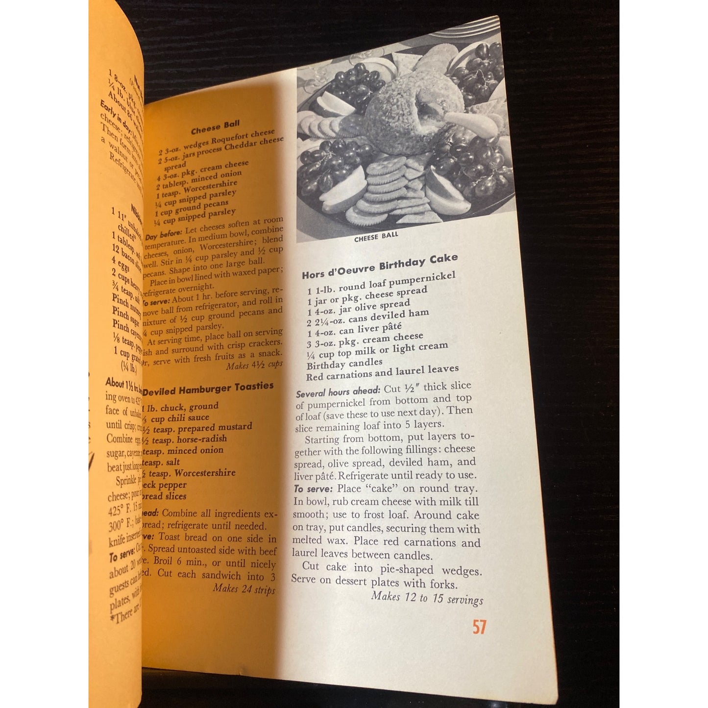 Good Housekeeping Appetizer Book 1958 Canapés Hors Doeuvres Nibbles Recipes