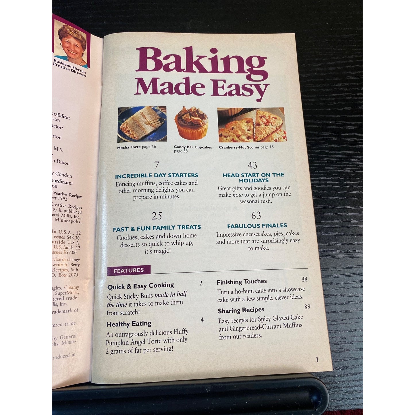 Betty Crocker Baking Made Easy Cookbook Booklet 1992 Recipes Using Mixes