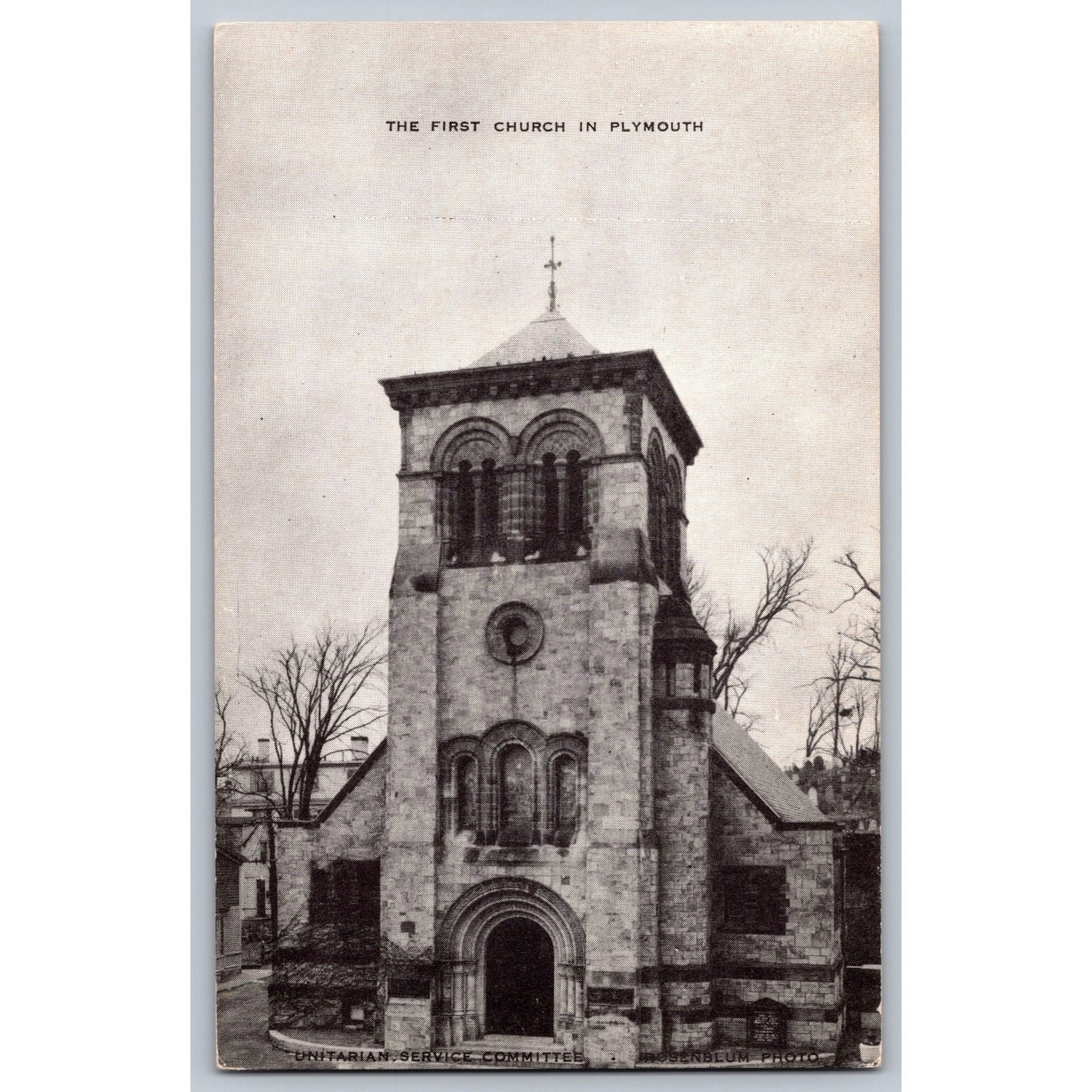 Plymouth MA Massachusetts First Church Divided Unused