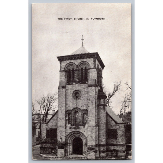 Plymouth MA Massachusetts First Church Divided Unused