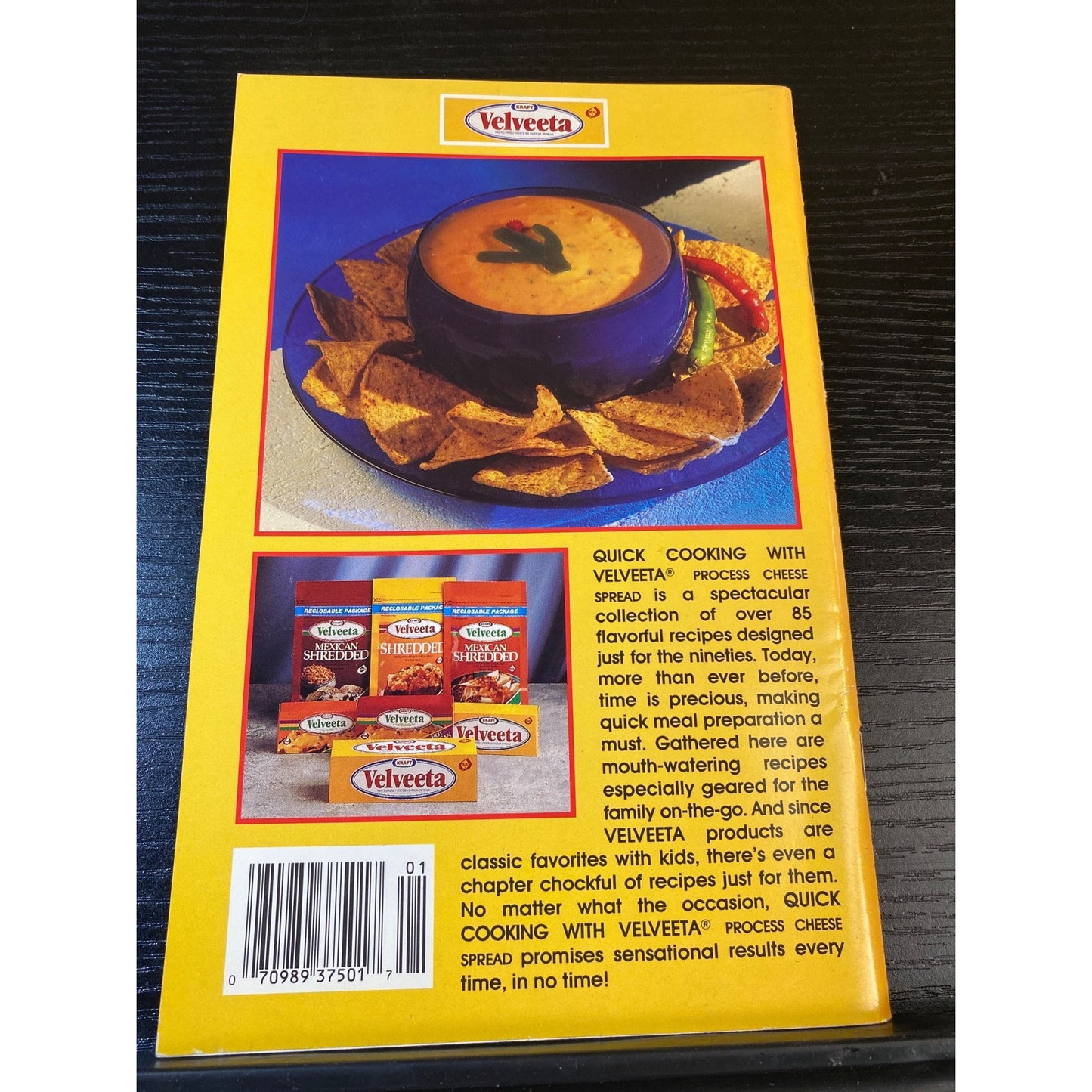 Favorite Recipes Quick Cooking With Velveeta Cookbook Booklet 1991