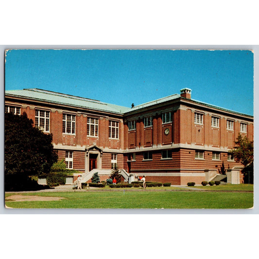 Troy NY New York Rensselaer Polytechnic Institute Gym Chrome Postcard Unused