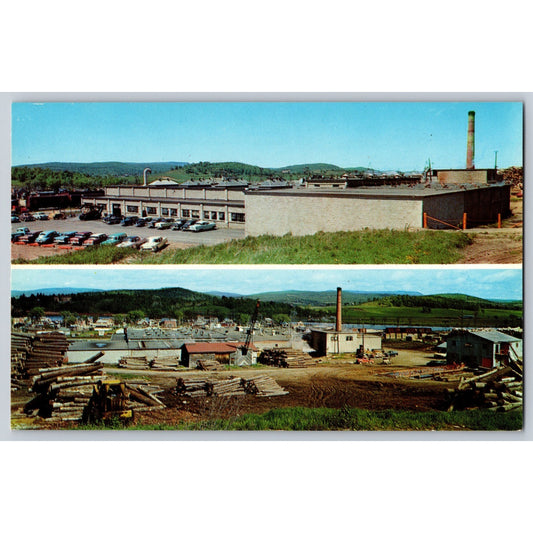 Quebec Canada Bellerive Veneer & Plywoods Ltd Factory Chrome Postcard Unused