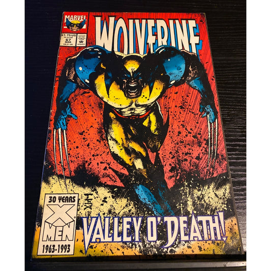 Wolverine 57 Comic Book 1992 Marvel Comics Valley O Death 30th Anniversary X-Men