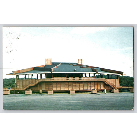 Vienna VA Virginia Wolf Trap Farm Filene Center 1960s Chrome Postcard