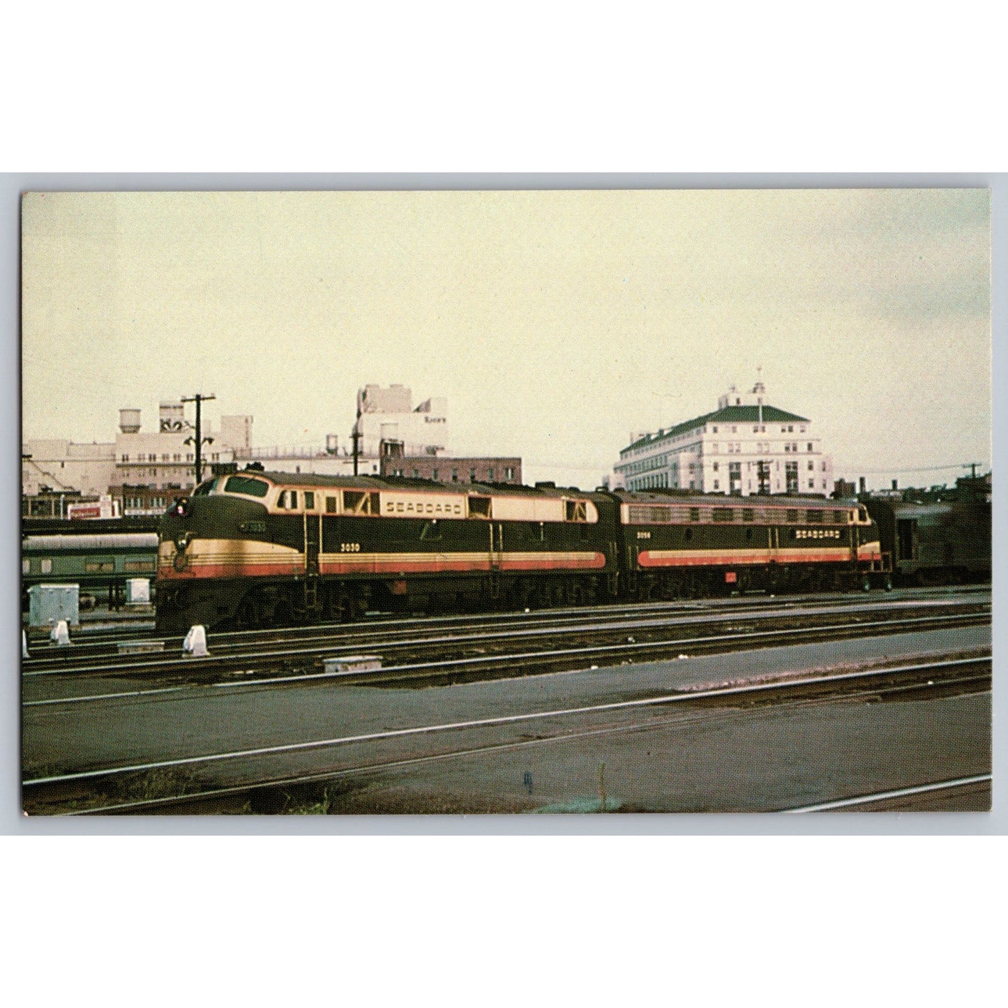 Atlanta GA Seaboard Air Line Railroad Silver Comet Terminal Station Postcard
