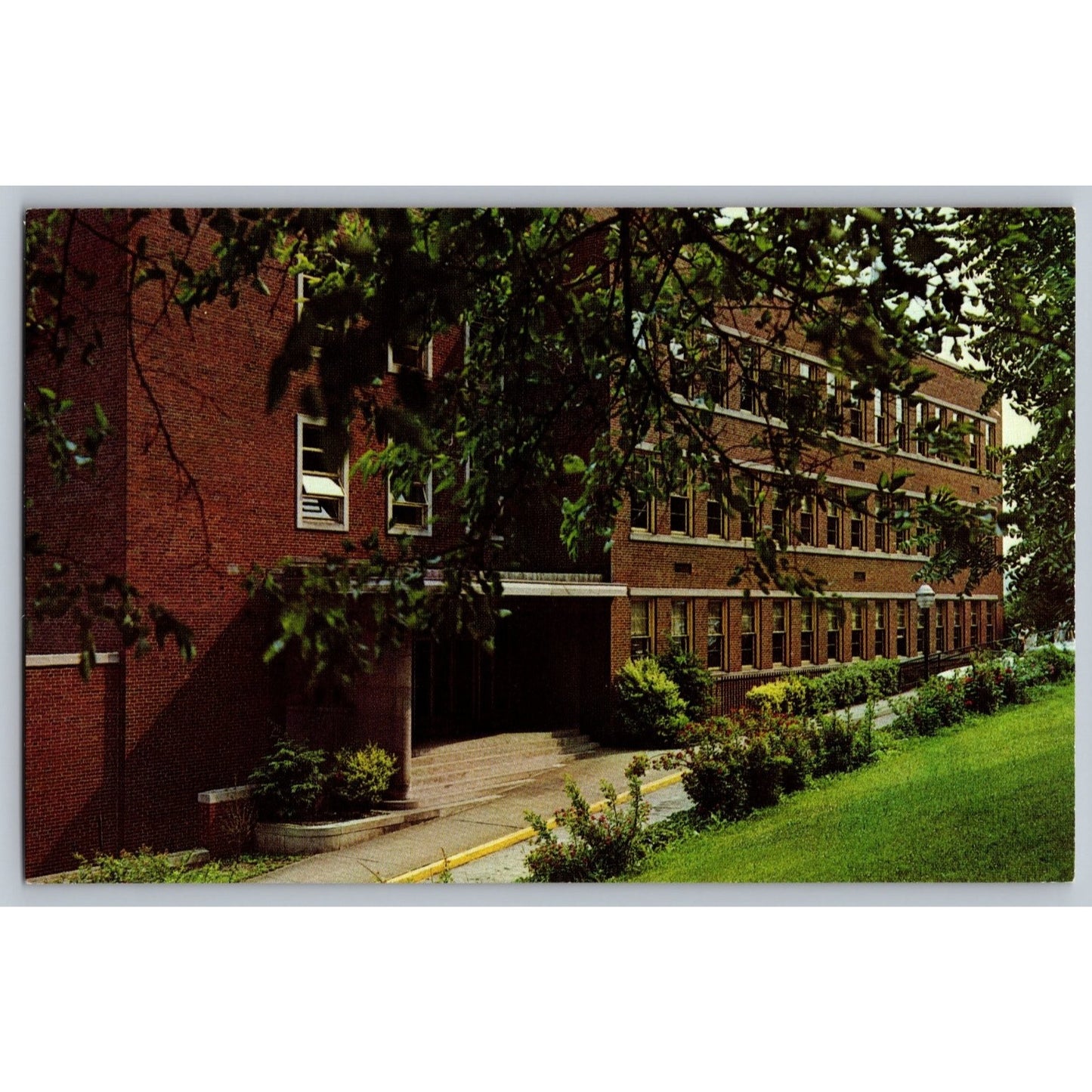 Pittsburgh PA Pennsylvania Mt Mercy College Antonian Hall Chrome Postcard