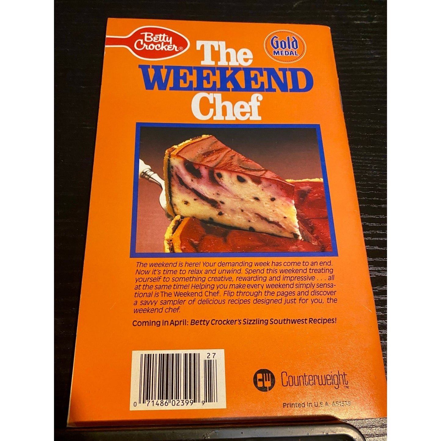 Cookbook Booklet Betty Crocker 1988 Gold Medal Recipes - The Weekend Chef