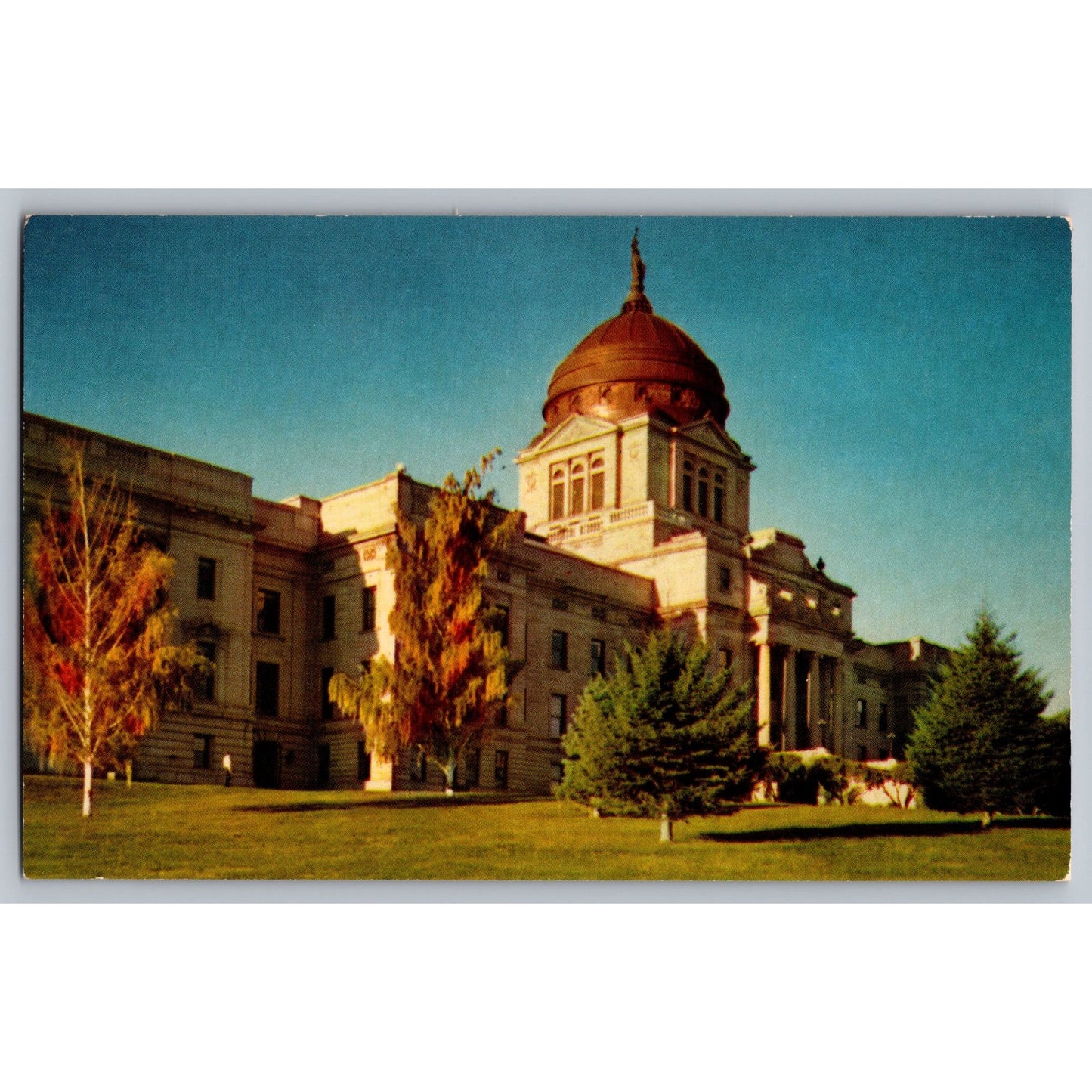 Helena MT Montana State Capitol Chrome Postcard Unused Eric J. Seaich