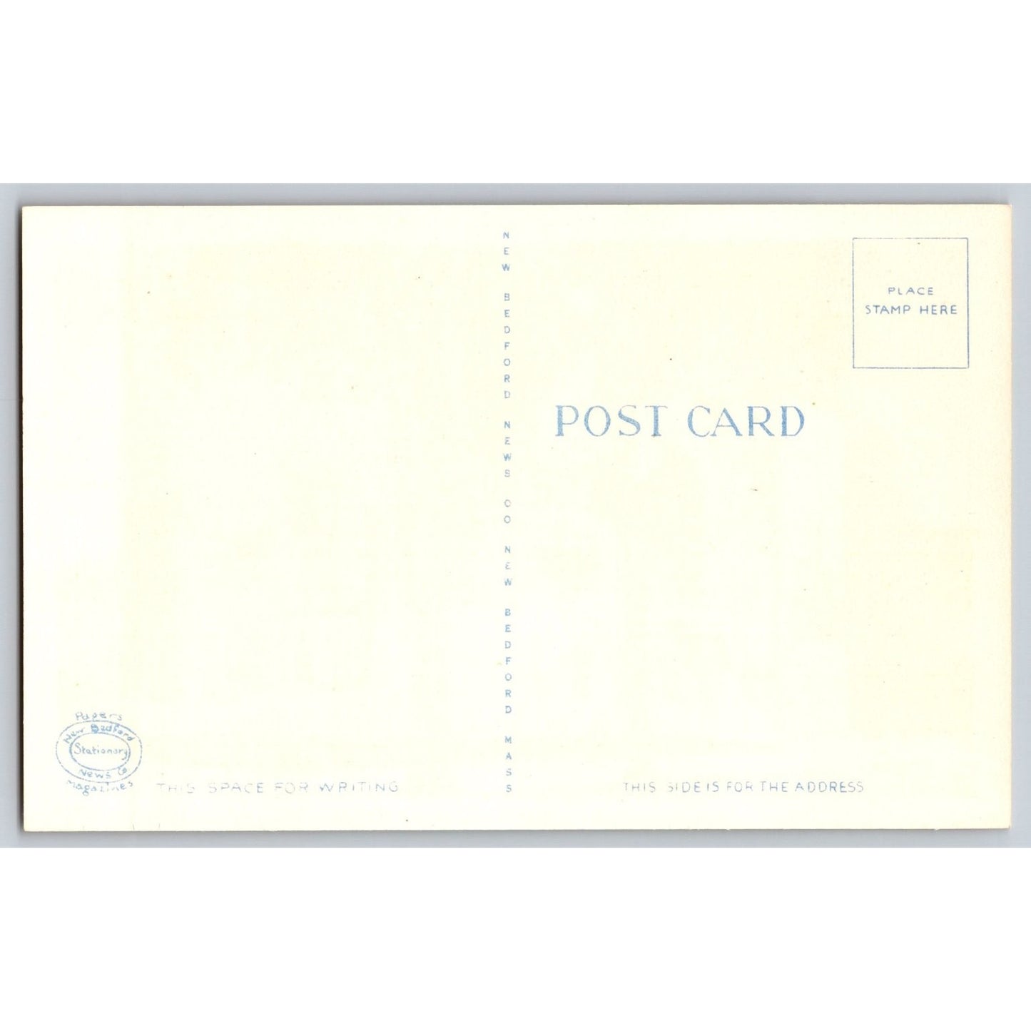 Fairhaven MA Massachusetts Town Hall Scenic View White Border Postcard Unused