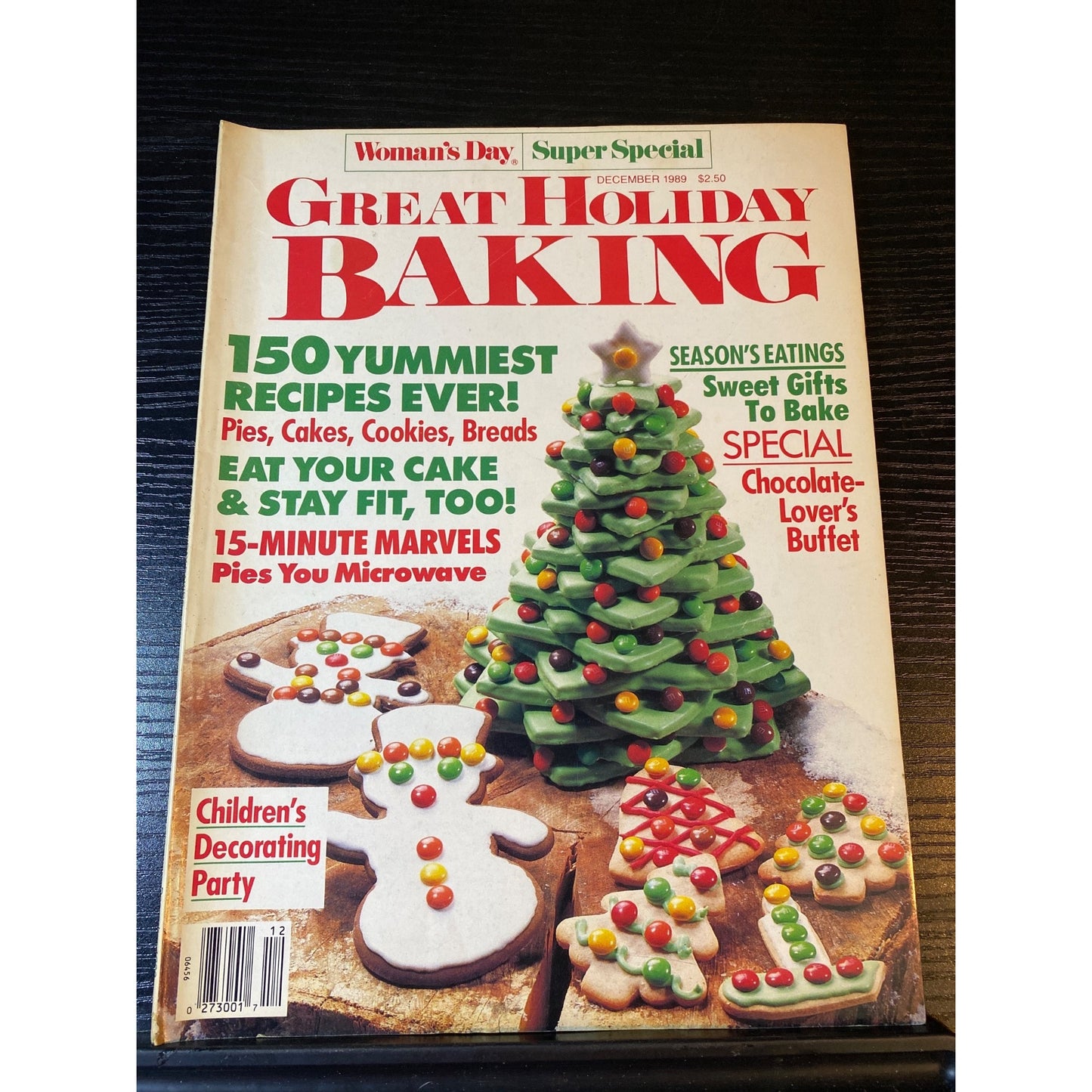 Womans Day Super Special Great Holiday Baking Magazine Dec 1989 Recipes Holiday