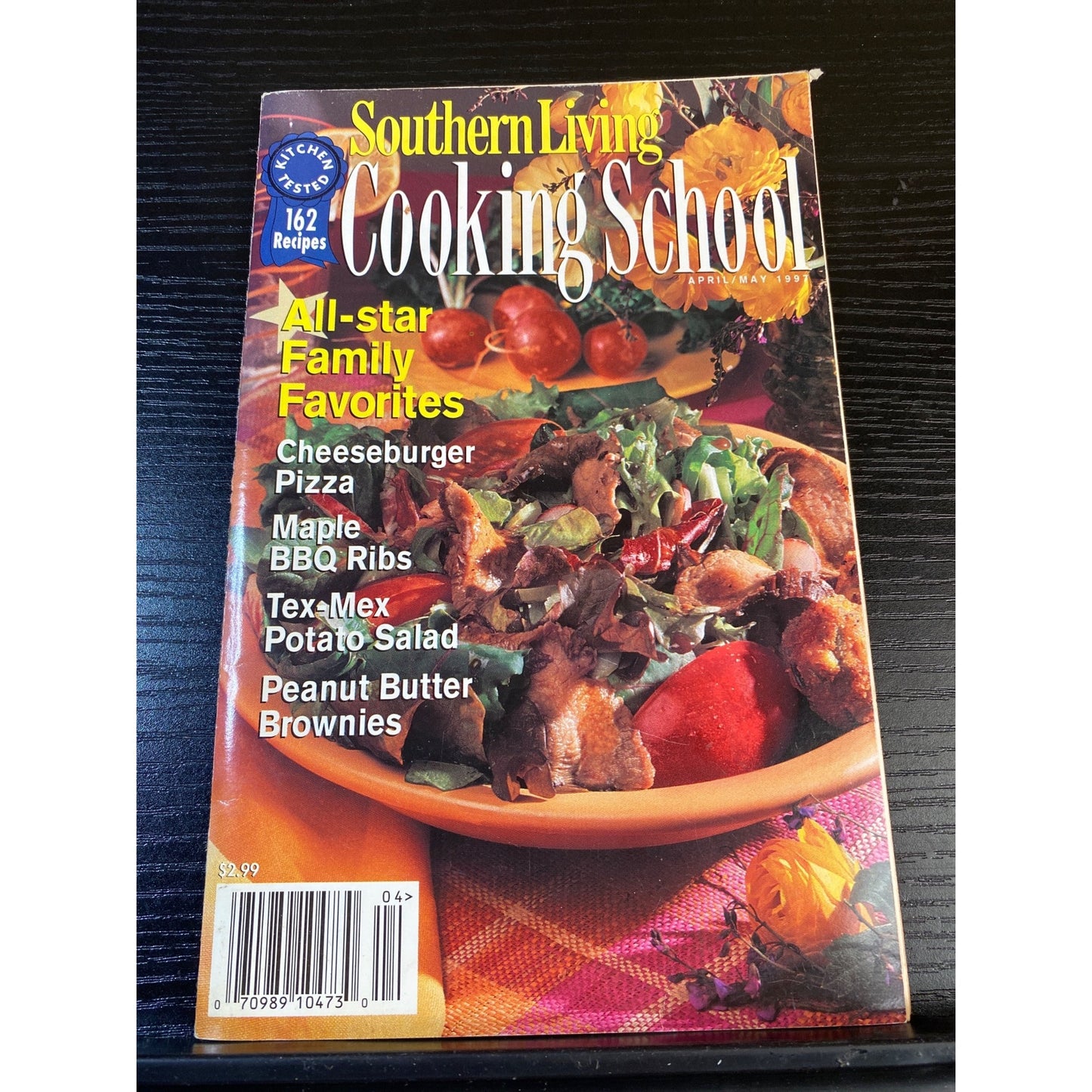 Southern Living Cooking School Apr/May 1997 Cookbook Booklet 162 Kitchen-Tested