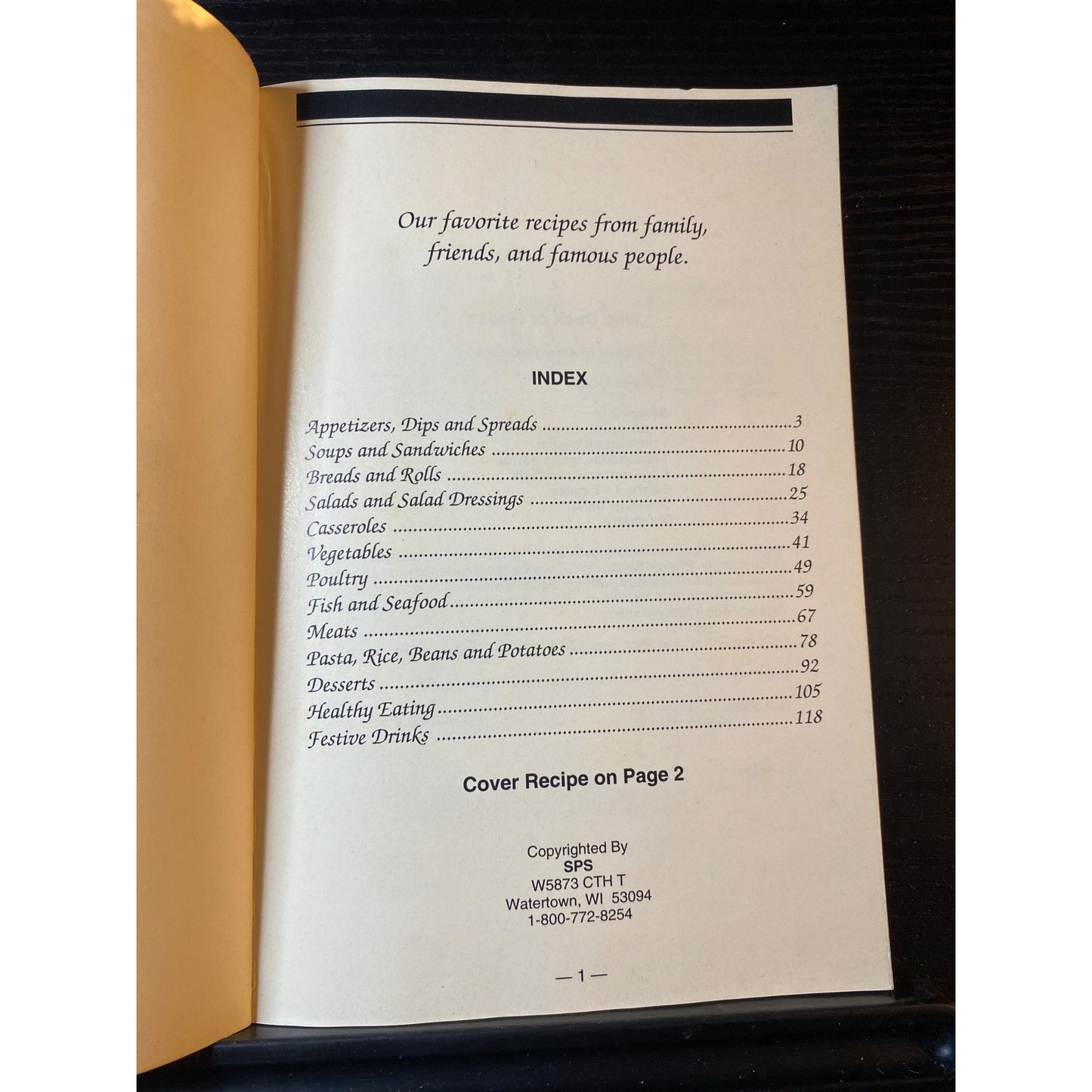 Abide Inc. Realtors "Tastefully Yours" Vintage Cookbook With Recipes From Family & Friends