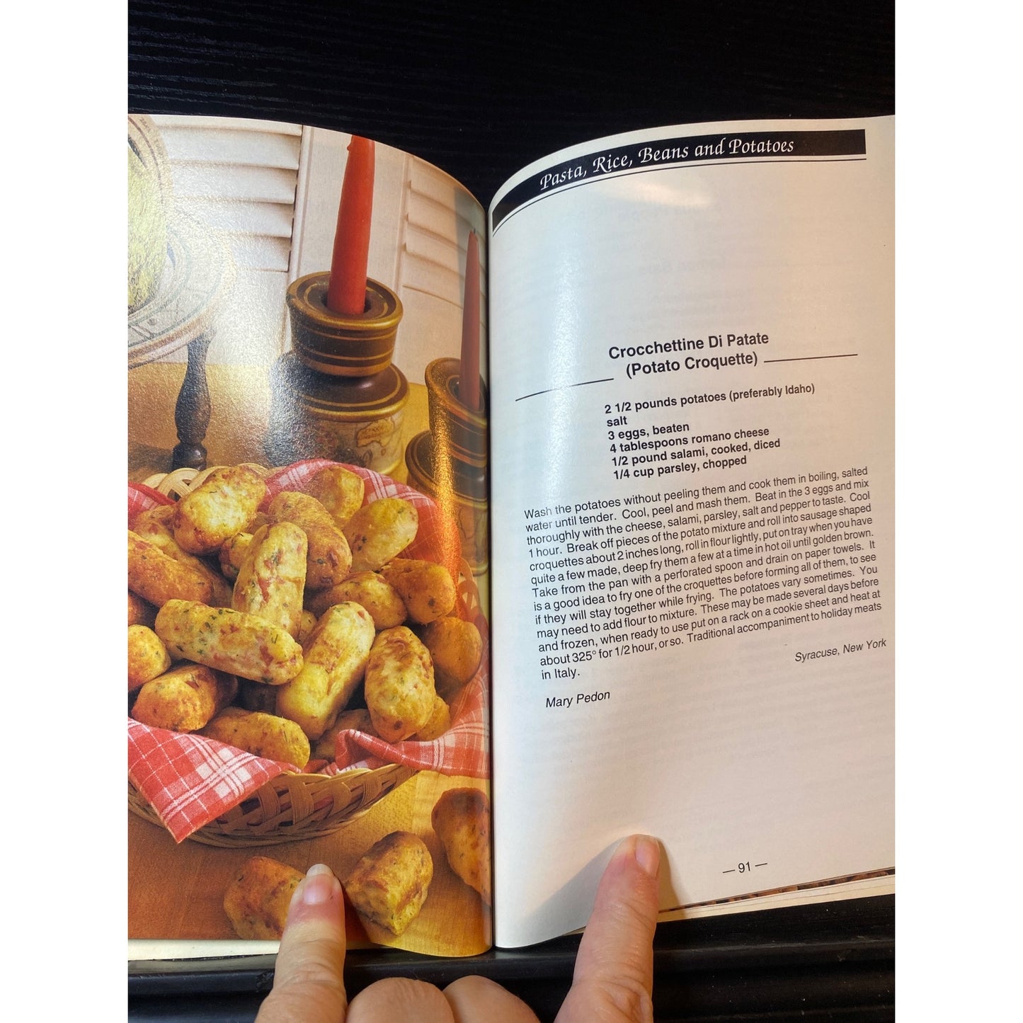 Abide Inc. Realtors "Tastefully Yours" Vintage Cookbook With Recipes From Family & Friends