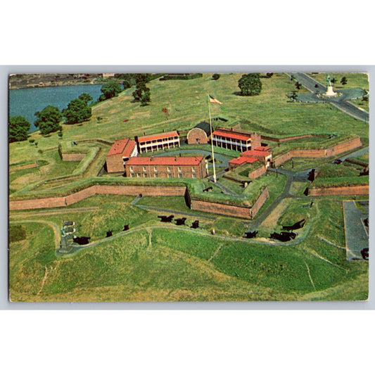 Baltimore MD Maryland Fort McHenry Chrome Postcard Unused