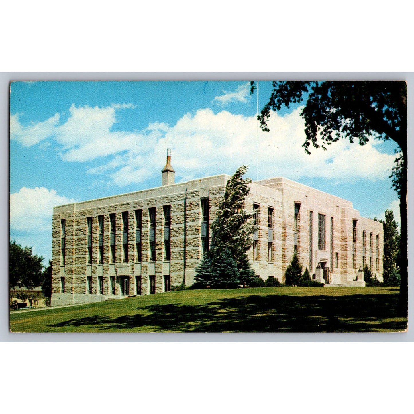 Faribault MN Minnesota Courthouse L L Cook Co 1956 Chrome Postcard Unused