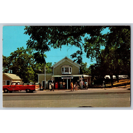 Glen Haven MI Michigan Sleeping Bear Dunesmobile Rides Chrome Postcard Unused