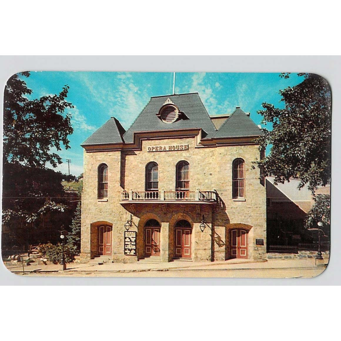 Central City CO Colorado Opera House Chrome Postcard Unused