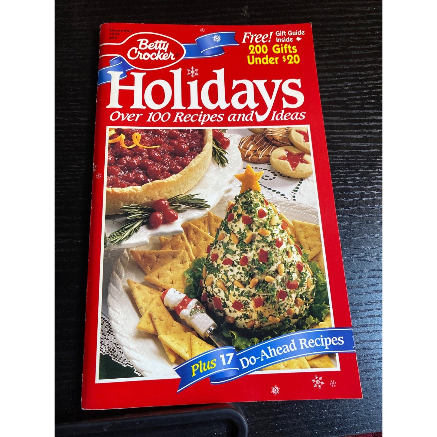 Betty Crocker Holidays Recipe Magazine Cookbook Booklet December 1994