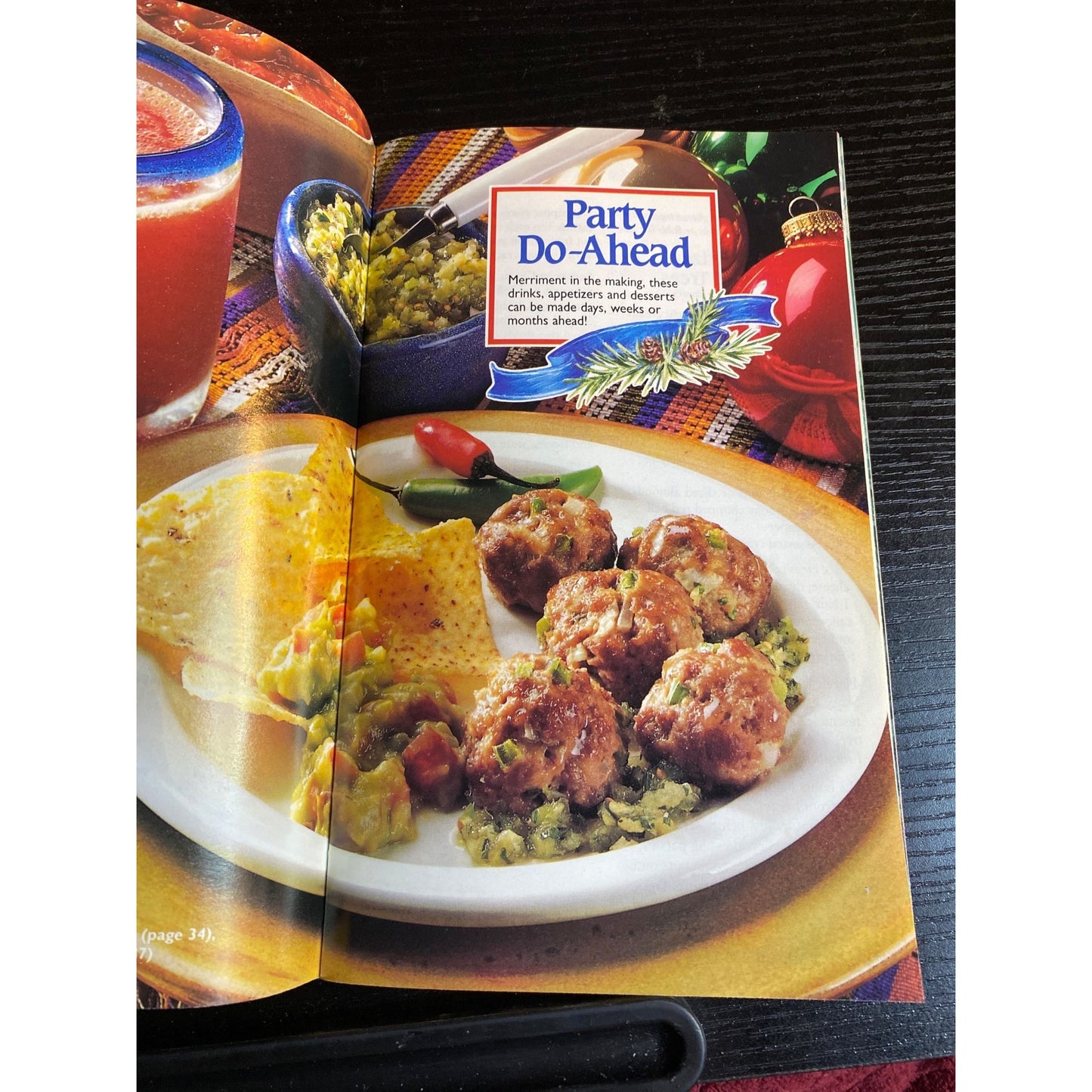 Betty Crocker Holidays Recipe Magazine Cookbook Booklet December 1994