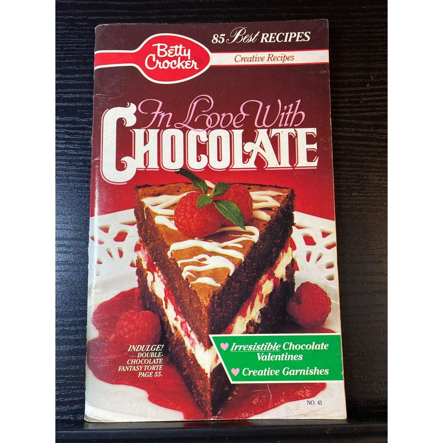 Betty Crocker In Love With Chocolate Recipe Cookbook Booklet 1990 #41