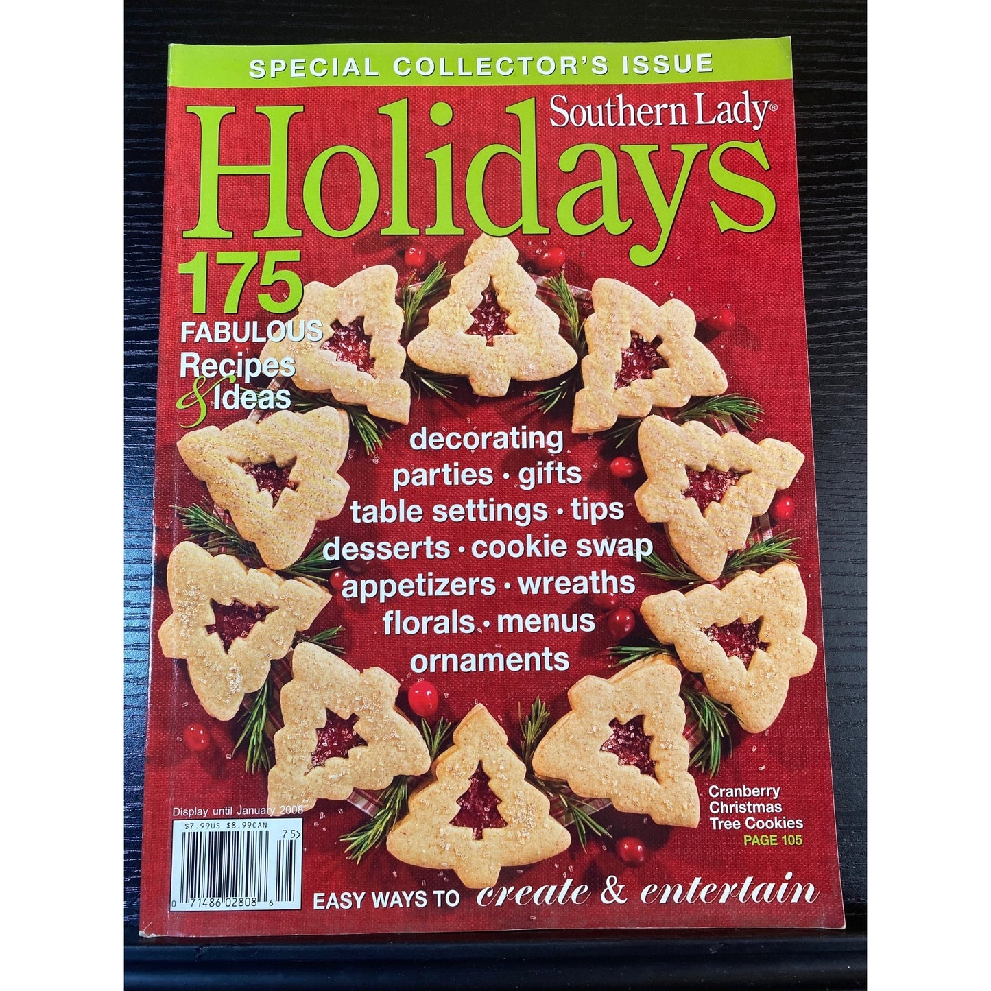 Southern Lady Holidays 2007 Special Issue Christmas Recipes Décor Entertaining