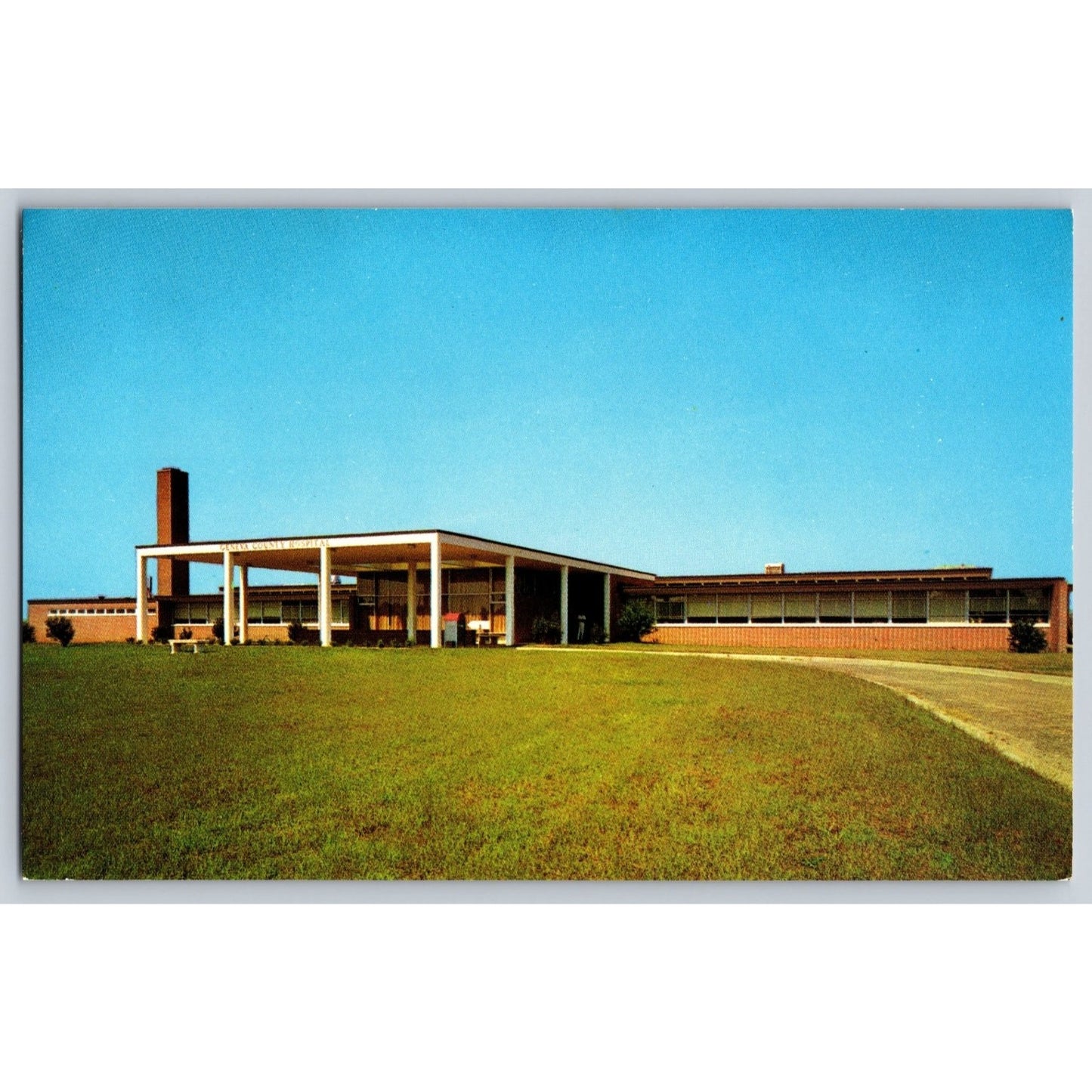 Postcard Geneva AL Alabama County Hospital Colorama Chrome Postcard Unused
