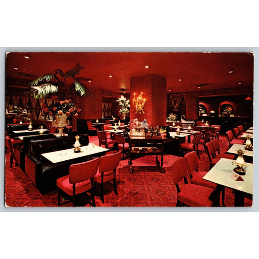 Chicago IL Illinois Charade A Go-Go Palmer House Hilton Hotel Chrome Postcard